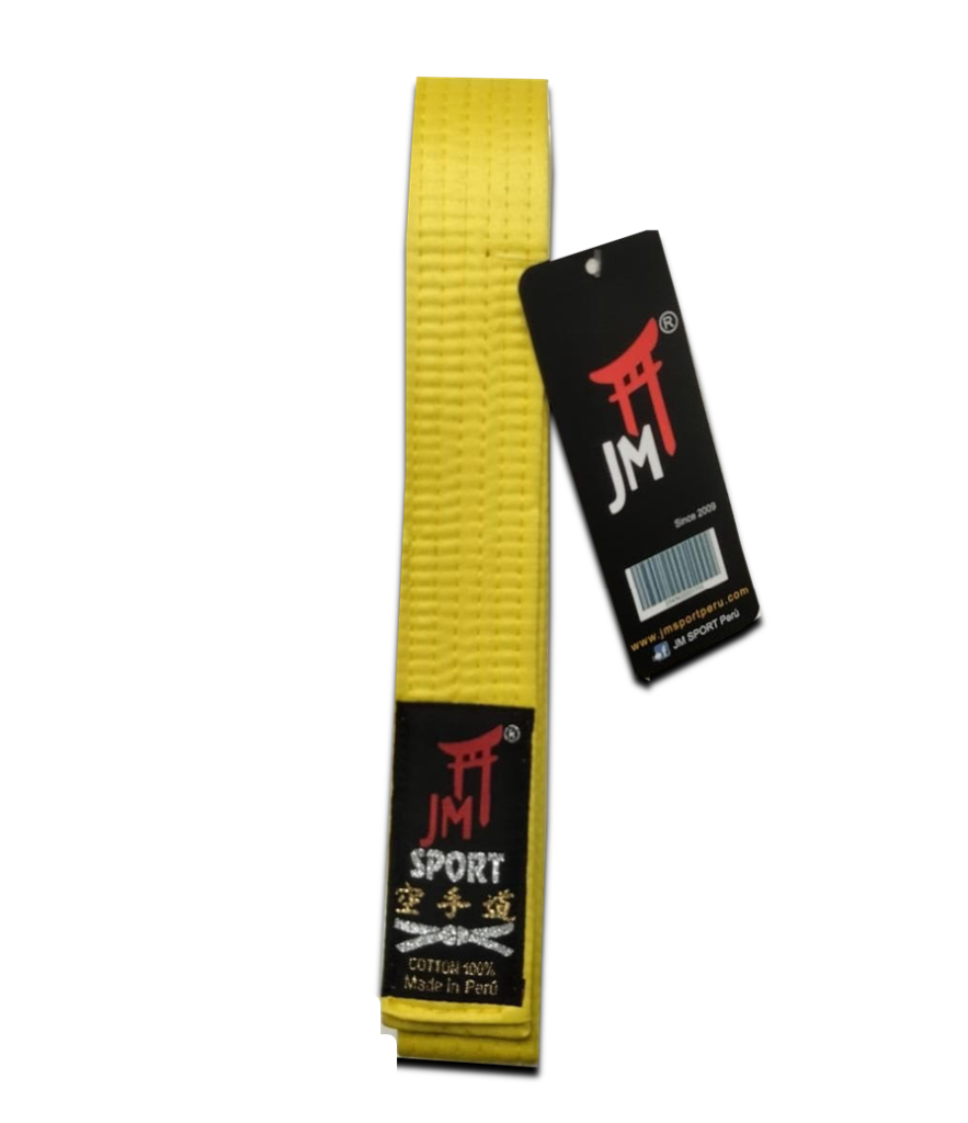 Cinturón JM Color Amarillo – Jm Sport Perú