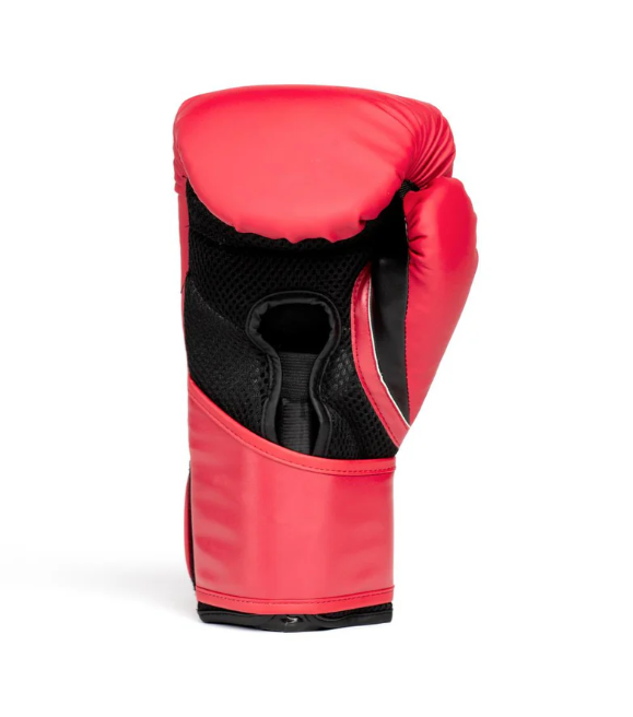 Guantes de Cuero Sintético para Boxeo Elite 2 Rojo Everlast 16oz. 2