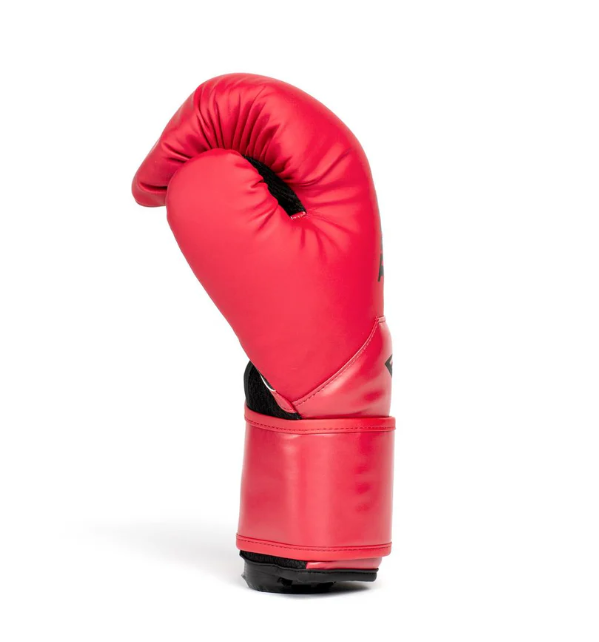 Guantes de Cuero Sintético para Boxeo Elite 2 Rojo Everlast 16oz.