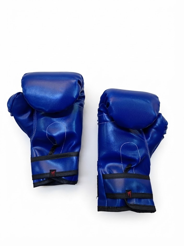 guantes azul jm .-
