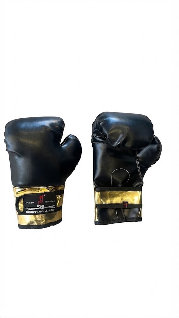 guantes jm negro-dorado